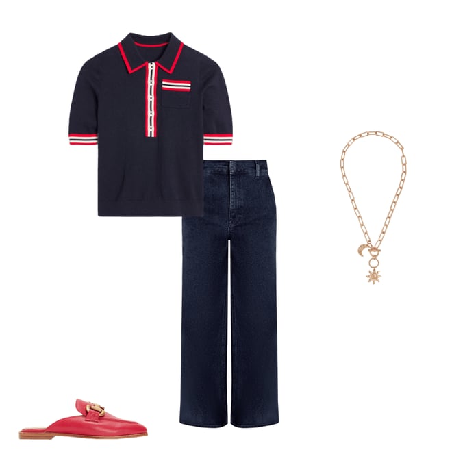5th bundle featuring 3 items which compliment High Rise Clean Wide Jeans-Dark Vintage