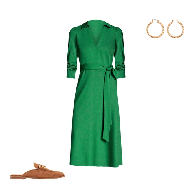 4th bundle featuring 2 items which compliment Imogen Collared Jersey Dress-Eden