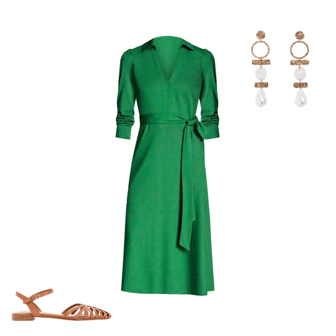 2nd bundle featuring 2 items which compliment Imogen Collared Jersey Dress-Eden
