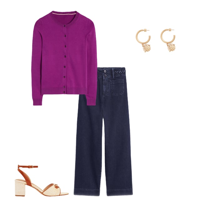 4th bundle featuring 3 items which compliment Primrose Patch Pocket Jeans-Indigo Braid