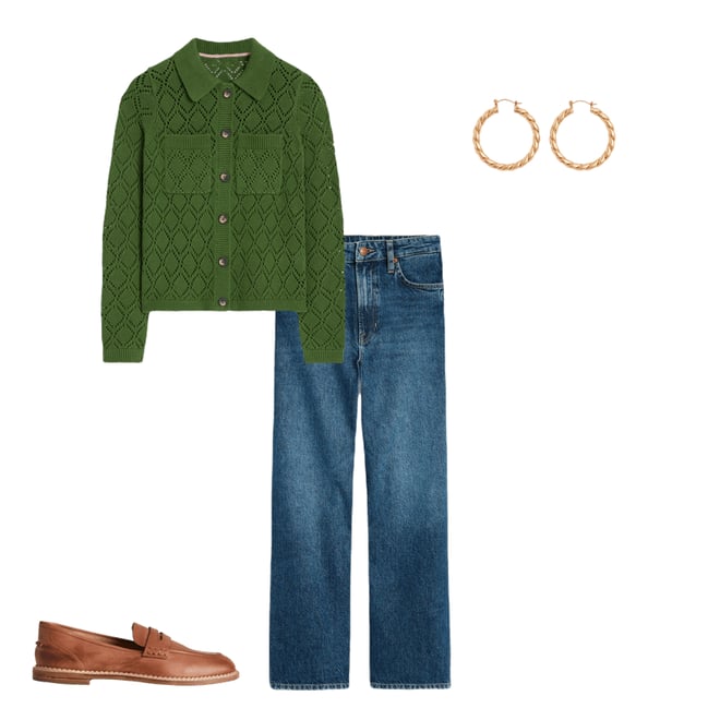 3rd bundle featuring 3 items which compliment Astrid Knitted Shirt-Promenade Green