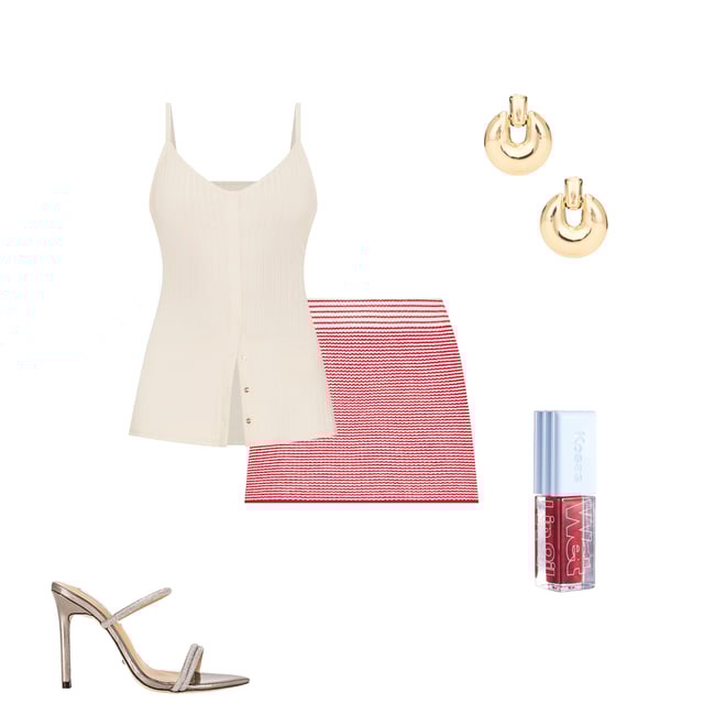 1st bundle featuring 4 items which compliment Fran Mini Skirt