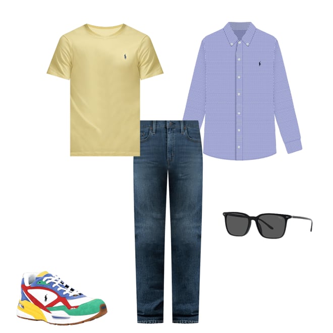 現行　良品　POLO RALPH LAUREN SLIM STRETCH シャツ Polo Ralph Lauren Slim-Fit Stretch Stripe Poplin Long Sleeve