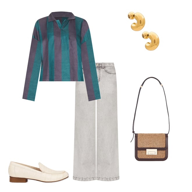 4th bundle featuring 4 items which compliment Desi Crossbody With Lock Hardware