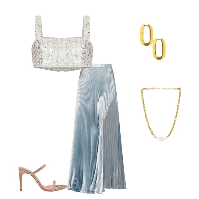 2nd bundle featuring 4 items which compliment Gala Split Skirt