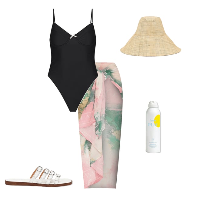 1st bundle featuring 4 items which compliment Karmi Sarong Pareo