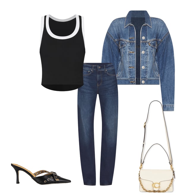 4th bundle featuring 4 items which compliment Smooth Leather Chain Tabby Handbag