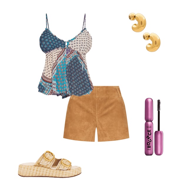 1st bundle featuring 4 items which compliment Cady Suede Short