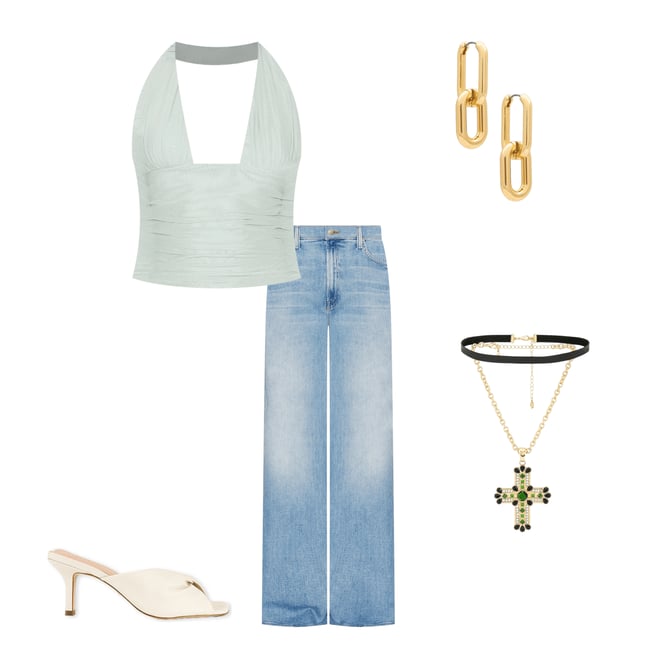 2nd bundle featuring 4 items which compliment Bimini Mesh Halter Top