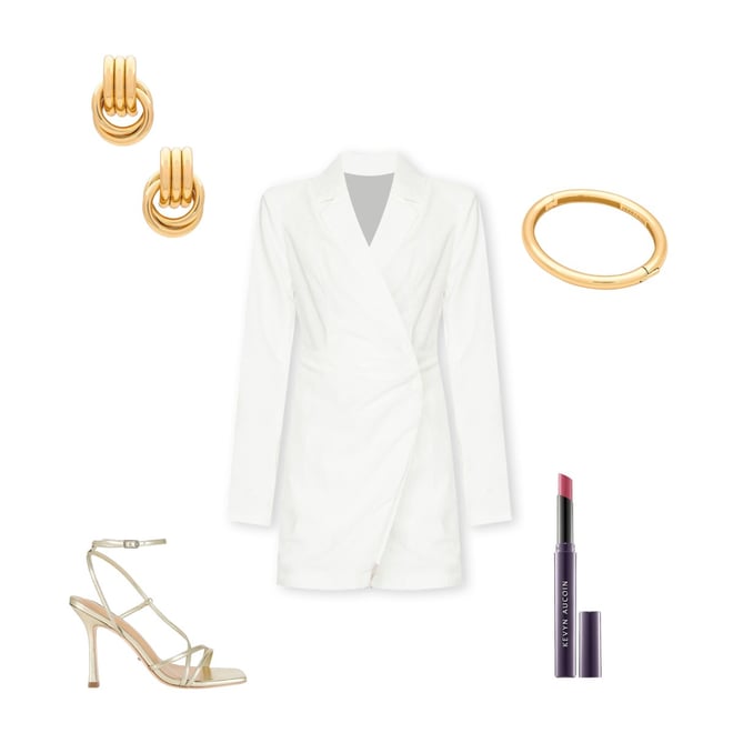 lipstick for cream dress Makeup for a Beige Dress: Tips and Ideas with Photos
