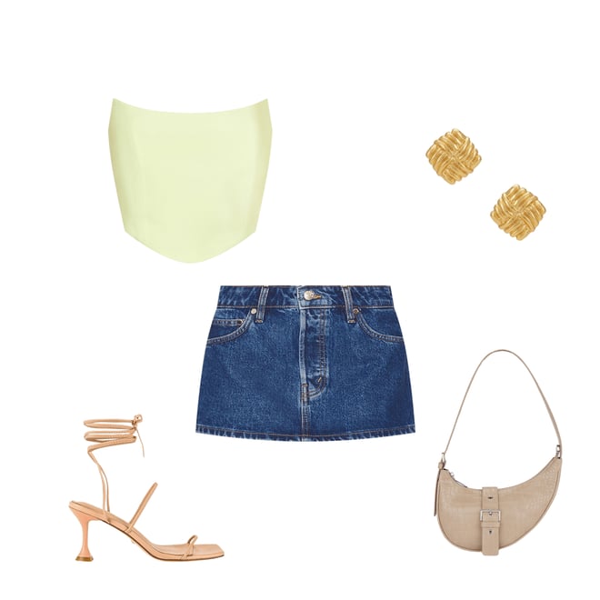5th bundle featuring 4 items which compliment Crescent Buckle Bag