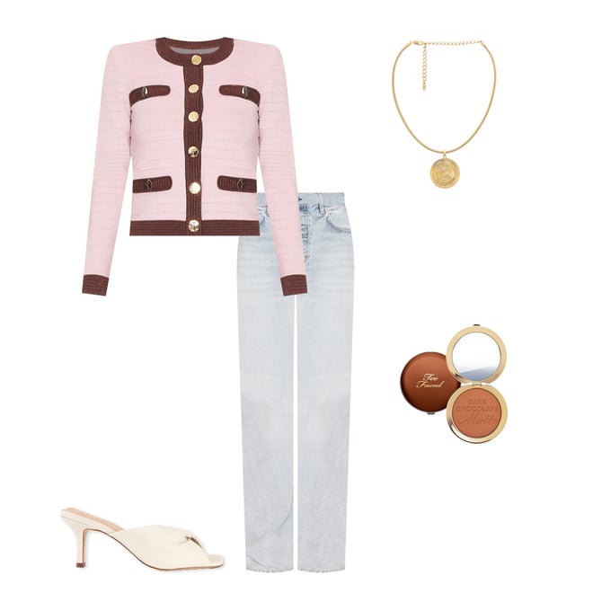 2nd bundle featuring 4 items which compliment Graham High Rise Straight Jeans