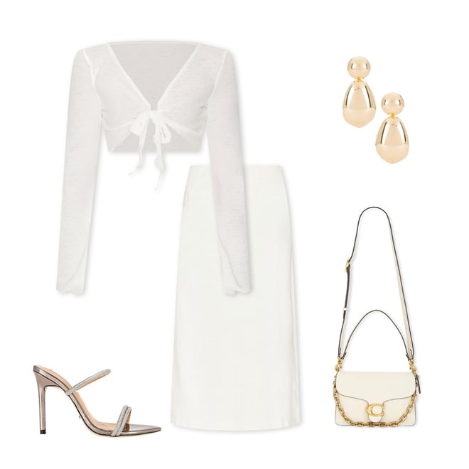 A Line Midi Skirt