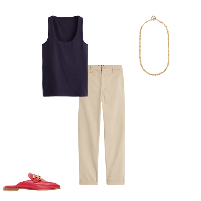 4th bundle featuring 3 items which compliment Barnsbury Chino Trousers-Oatmeal