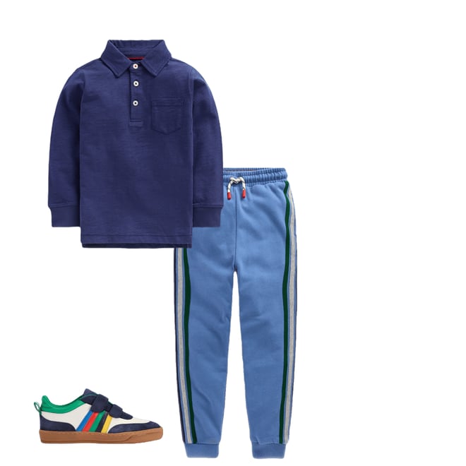 2nd bundle featuring 2 items which compliment Rainbow Stripe Joggers-Blue River