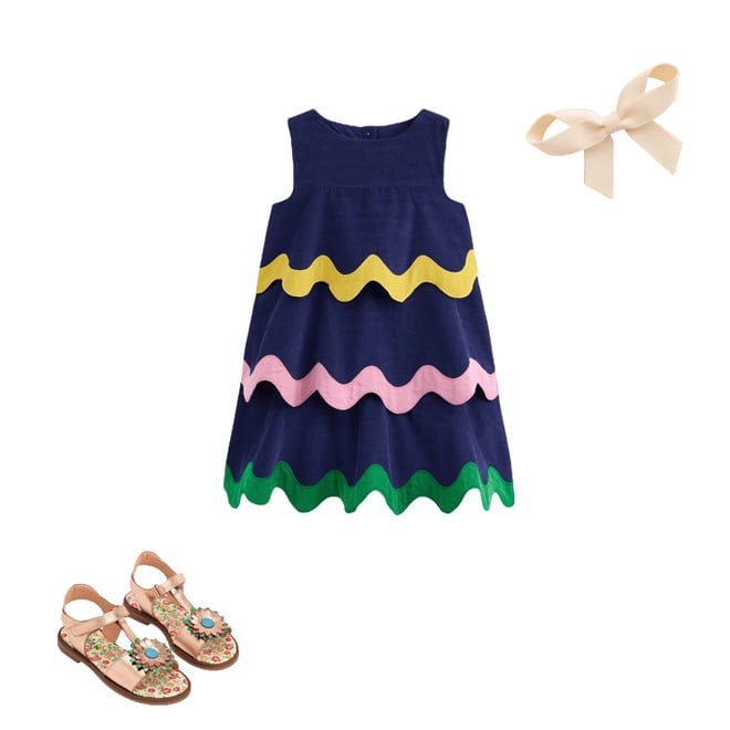 2nd bundle featuring 2 items which compliment Fun Leather Sandals-Gold Metallic Flower