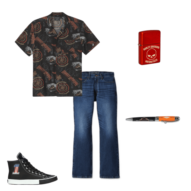 バイクウェア・装備 Harley-Davidson vintage Tshirt80s USA s-l1200.jpg