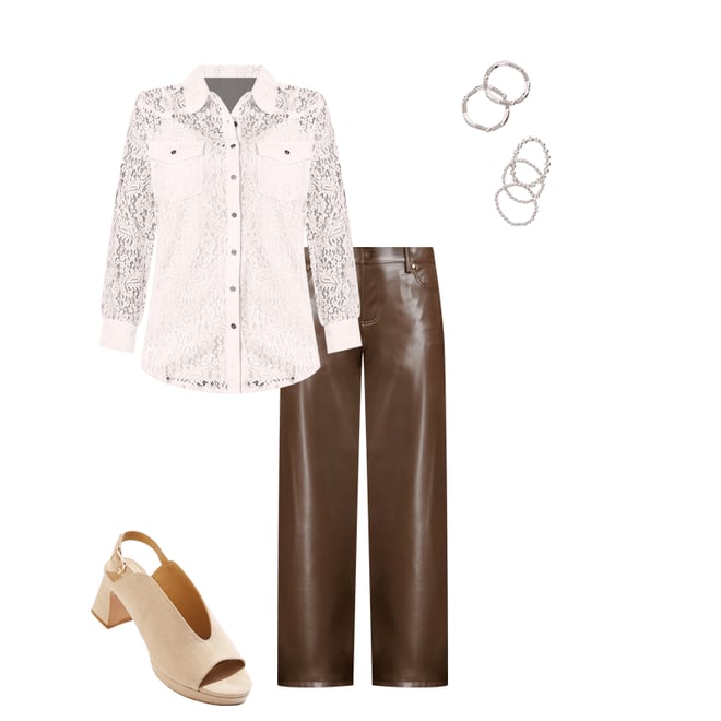 Cato Fashions | Cato Faux Leather Barrel Pants