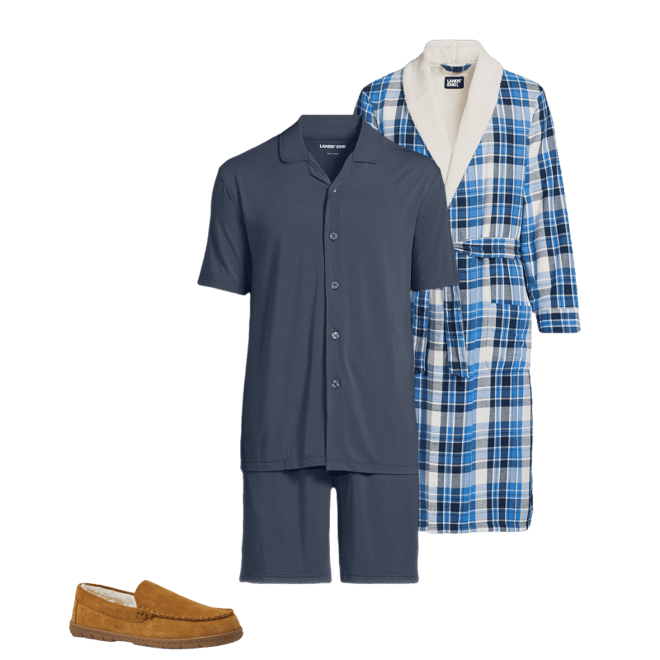 Fleece Hooded Dressing Gown M&S US