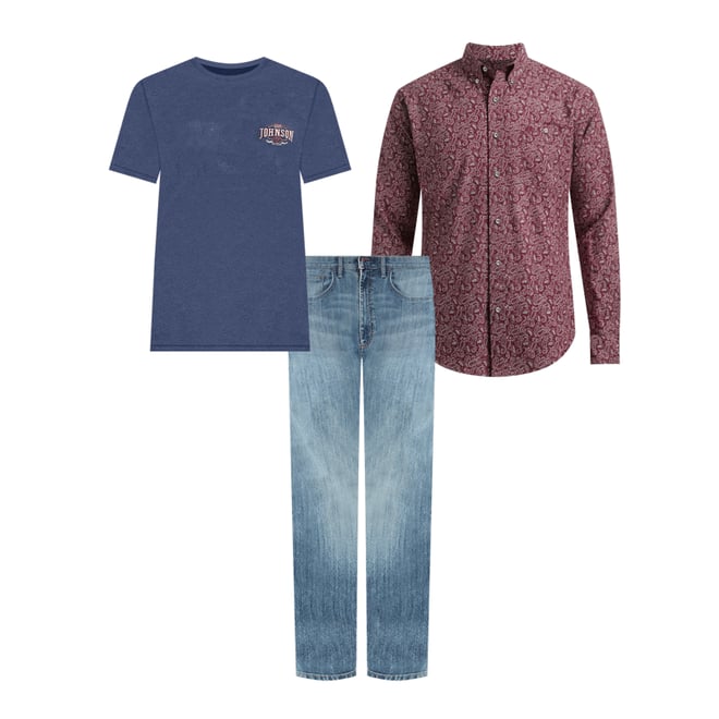 Men's Regular Fit Flex Jean in Steel Blue