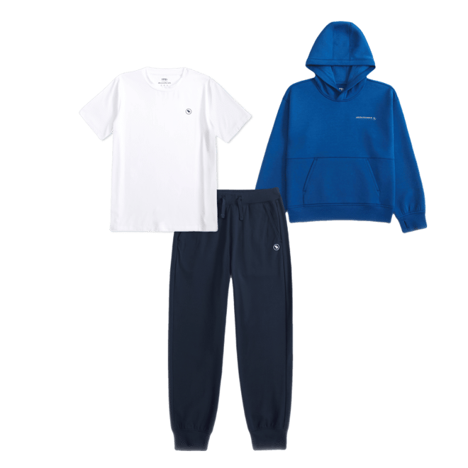 ypb neoknit logo popover hoodie