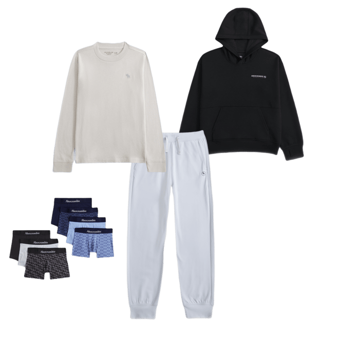 ypb neoknit logo popover hoodie