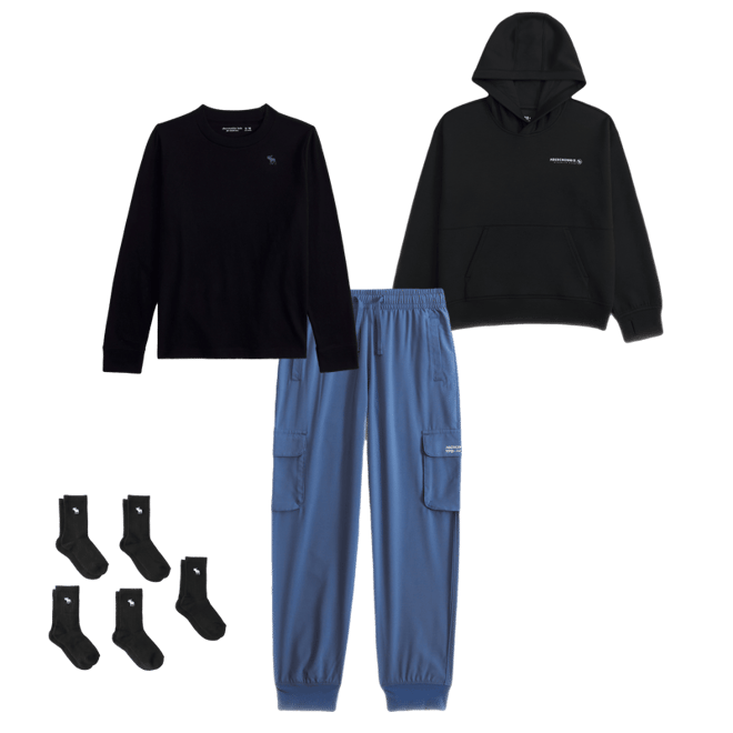 ypb neoknit logo popover hoodie