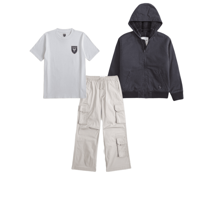 hooded workwear jacket