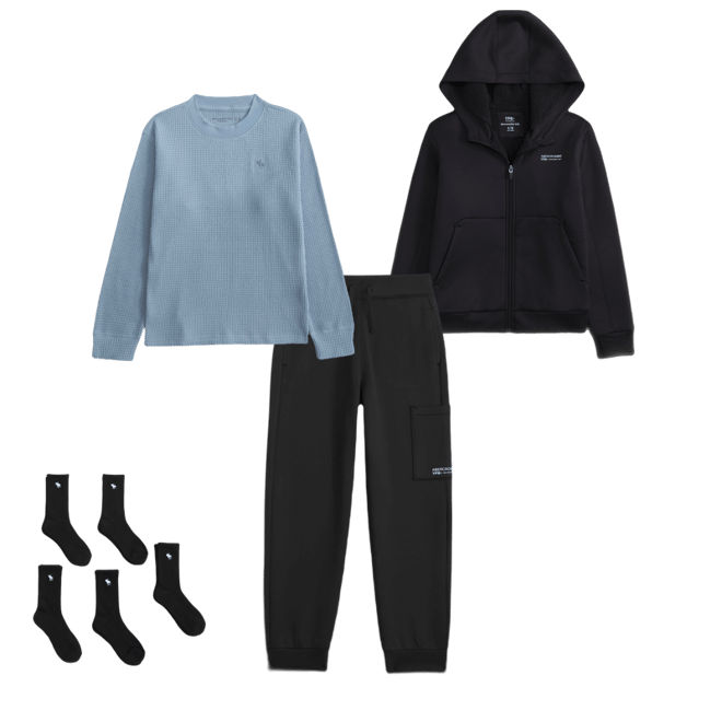 ypb lightweight cozy-lined full-zip hoodie