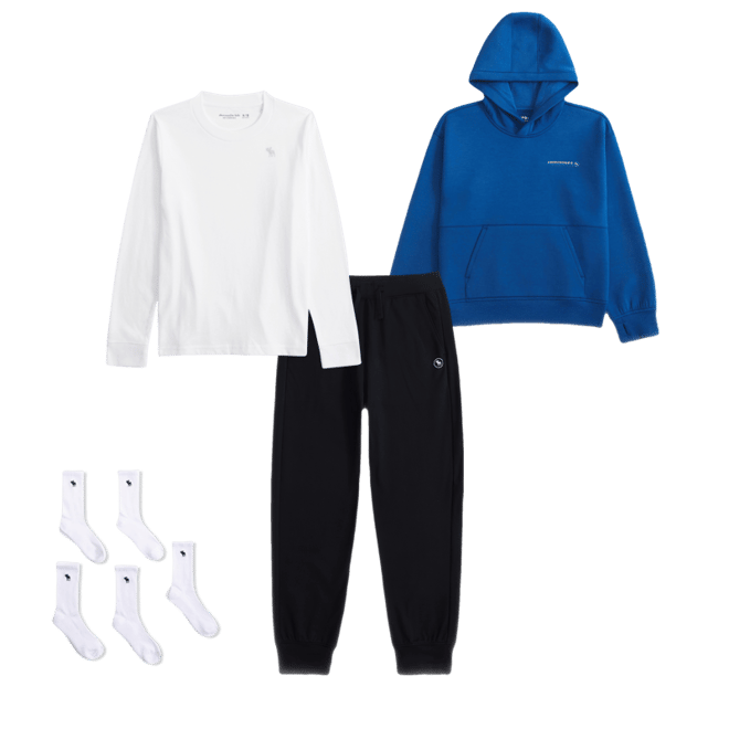 ypb neoknit logo popover hoodie