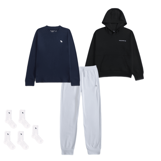 ypb neoknit logo popover hoodie