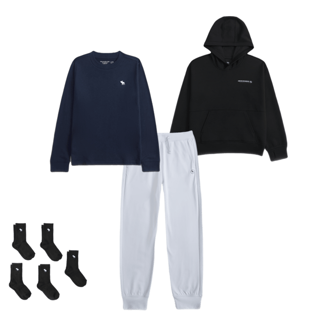 ypb neoknit logo popover hoodie