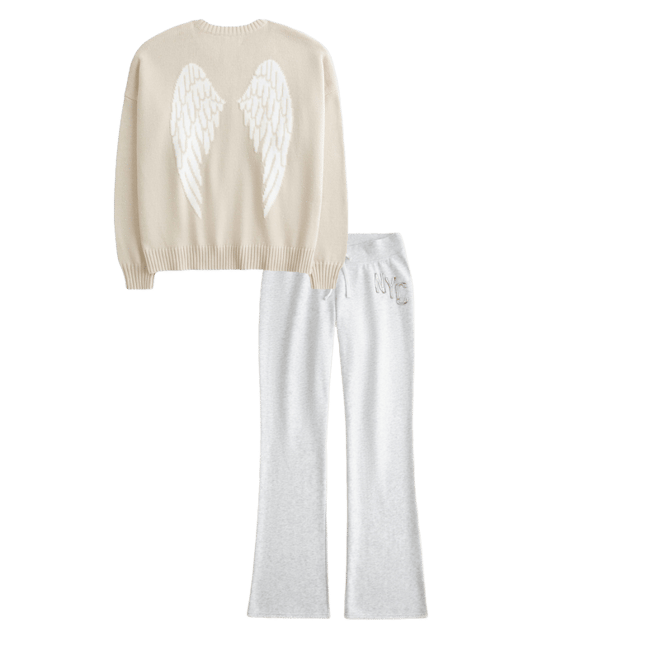 NYC Graphic Bootcut Sweatpants