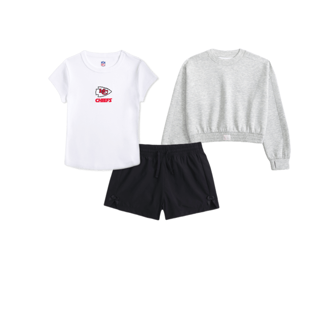 ypb high rise bow shorts