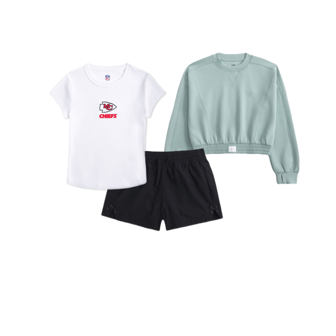 kansas city chiefs graphic baby tee