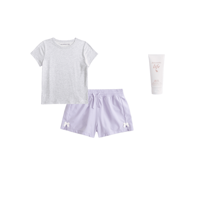 ypb high rise bow shorts