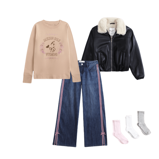 oversized long-sleeve graphic tee