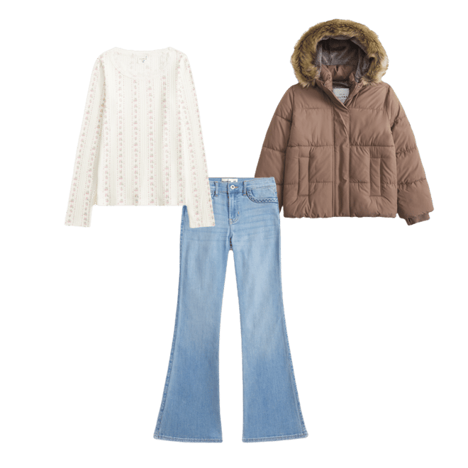 high rise flare jeans