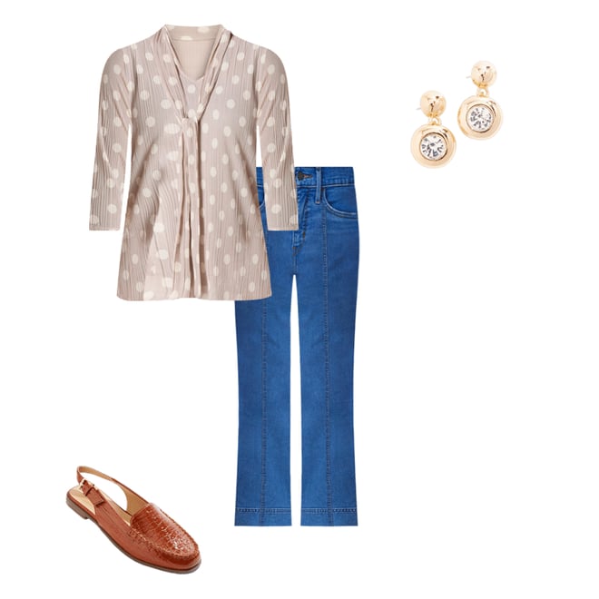 Cato Fashions | Cato Triple Button High Rise Jeans