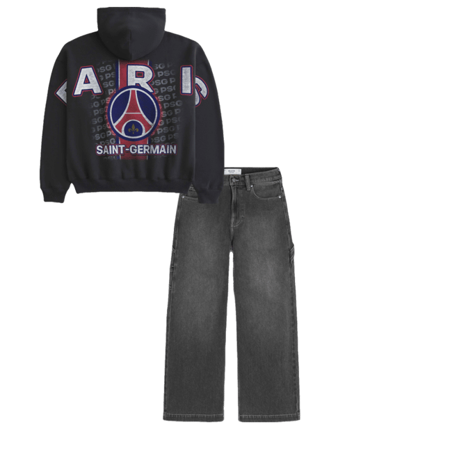 Paris Saint-Germain F.C. Graphic Zip-Up Hoodie