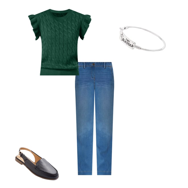 Cato Fashions | Cato Contrast Stitch Trouser Jeans