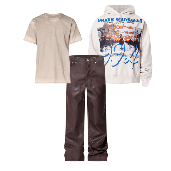Grave Wrangler Hoodie - Off White