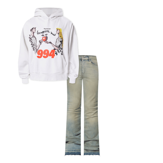 Forgive Me Hoodie - Light Blue