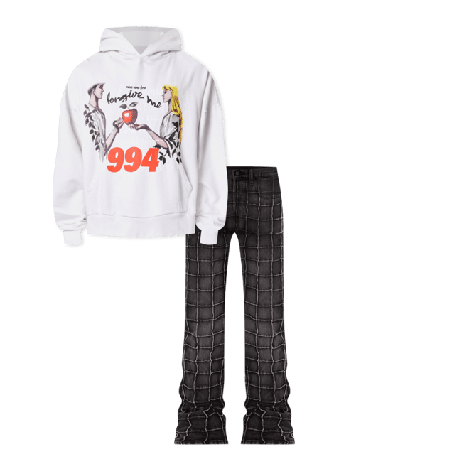Forgive Me Hoodie - Light Blue