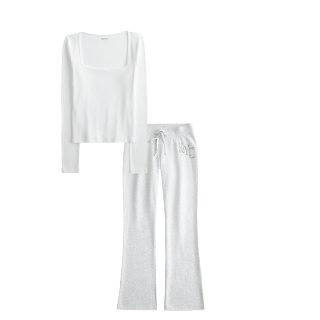 NYC Graphic Bootcut Sweatpants