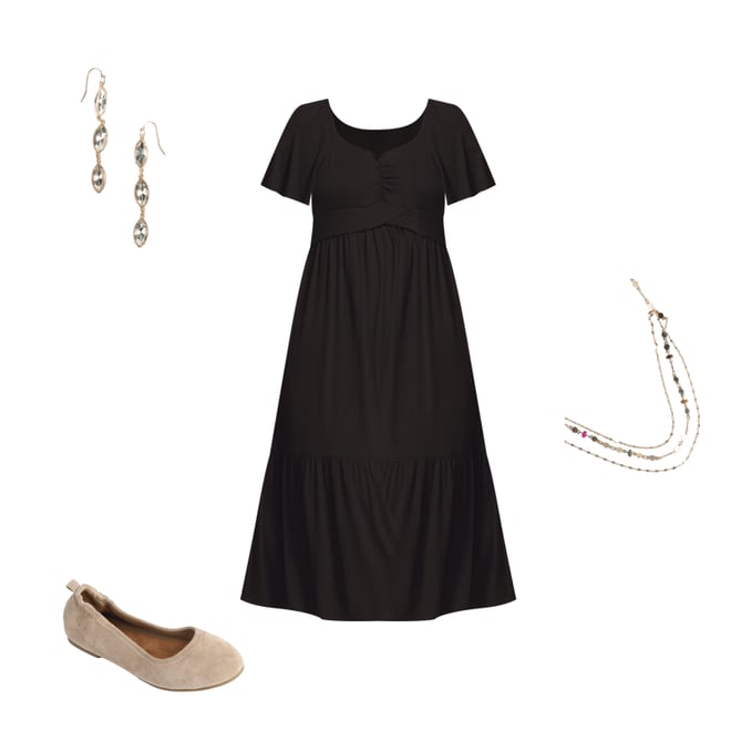 Gold Marquise Crystal Drop Earrings