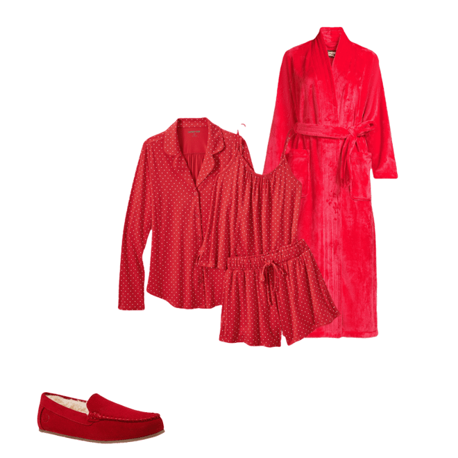 Women's Cooling 3 Piece Pajama Set - Long Sleeve Top Cami and