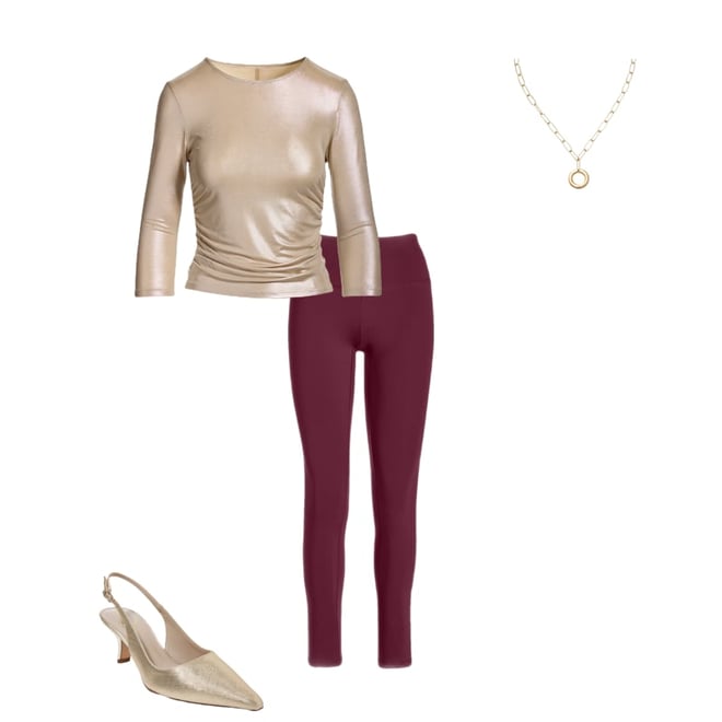 High Waisted Sport Legging Black Cherry