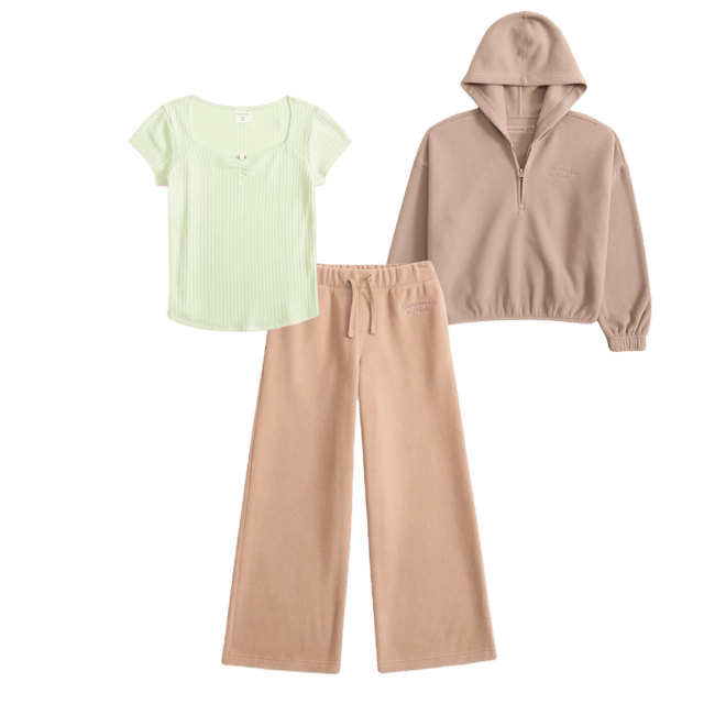 cozy half-zip popover hoodie