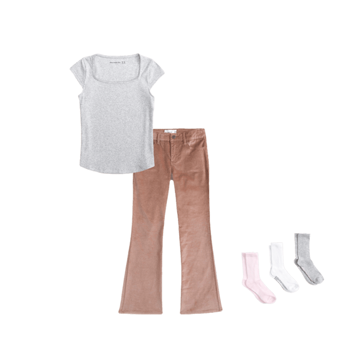 low rise velvet bootcut pants